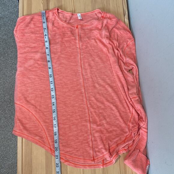 Free People Movement Lay Up Long Sleeve Cut Out Tee XS - Picture 8 of 8